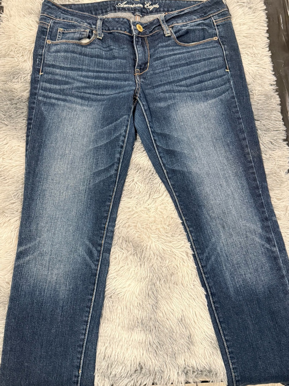 American Eagle Outfitters Women's Medium Blue Boot-Cut Jeans